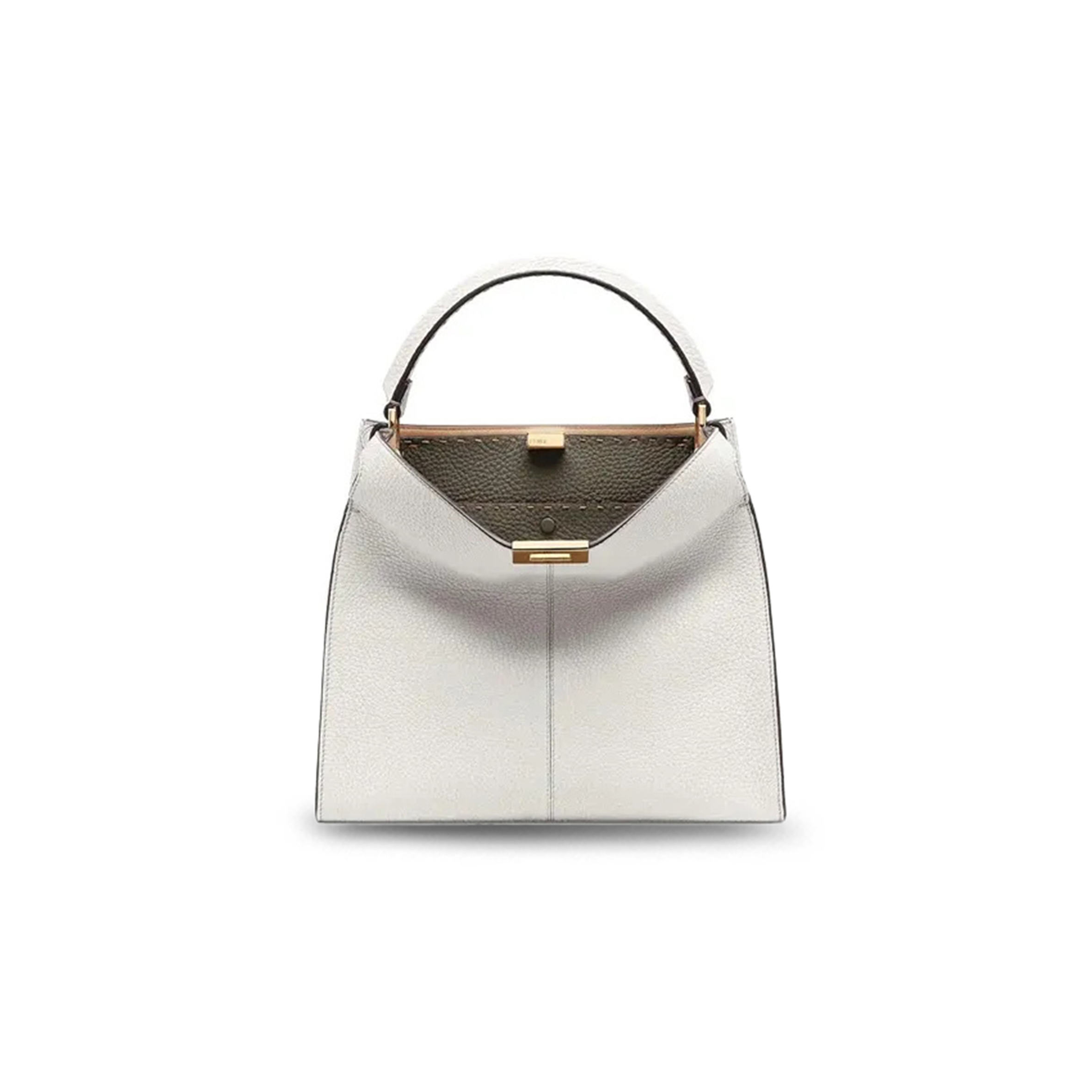 F**di peekaboo x-lite medium tote shoulder bag 8bn310smtf1bza (30*25*14cm)